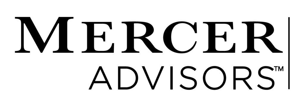 Mercer Advisors corporate logo in black serif and sans-serif typography.